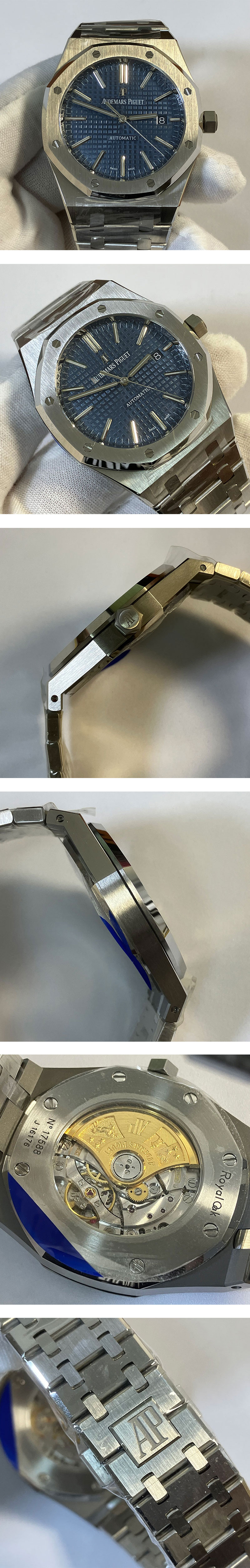 APS工場  品質安心 Audemars Piguet ロイヤル オーク15400ST.OO.1220ST.03 ブルー 41ｍｍ 3120ムーブメント搭載 